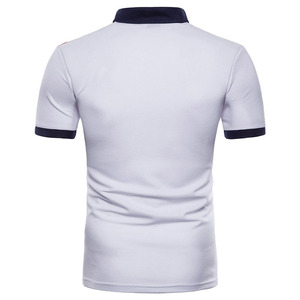 Camiseta Polo de diseño diferente de alta calidad en línea de alta calidad 2025, camisetas polo de hombre de gran calidad en color liso - Product Image 3