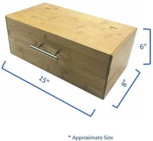 Nautical Style Wood Storage Box with <b>Hinged</b> Lid and Handle Polished Technique Brown jewelry box Gift For Womens - Product Image 3