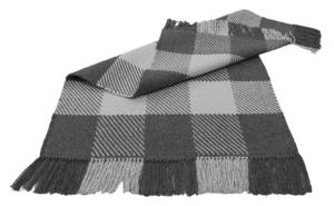 Tapis géométrique moderne en coton durable, tissé à la main, réversible, antidérapant, résistant aux taches, à carreaux, blanc anthracite - Product Image 6