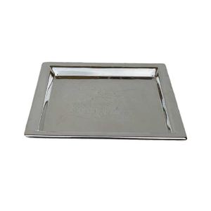 Bandeja de servicio clásica de acero inoxidable para vajilla Premium Lunch Food Safe y bandeja de postre para uso hospitalario - Product Image 6