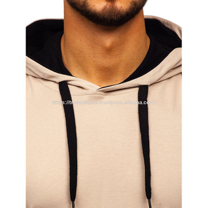 Sudaderas con capucha sólidas de invierno de calidad premium unisex, estilos económicos con diseño bordado con cremallera en relieve para hombres - Product Image 4