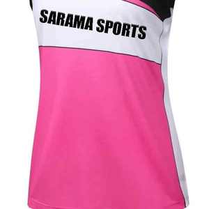 Meilleur article : uniforme de netball personnalisé pour filles, vêtements de sport tendance avec nom d'équipe imprimé, vêtements de tennis à bas prix pour femmes - Product Image 4