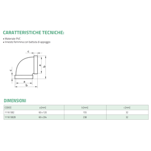 Ventilateur d'extraction en PVC à courbe plate Tecnosystemi pour une aspiration et une ventilation efficaces - Product Image 3