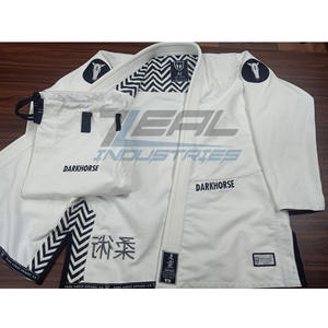 Wholesale Jiu Jitsu Gi <b>Kimonos</b> 100% Cotton 450 Gsm Gold Weave Pearl Weave <b>Jacket</b> 10oz 12oz Ripstop Twill Cotton Pants Pakistan - Product Image 1