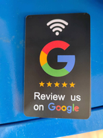 Carte NFC personnalisée pour les réseaux sociaux, carte à taper pour Facebook, Instagram, WhatsApp, Google Review, YouTube Follow, marketing d'entreprise
