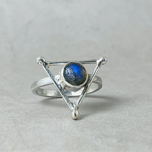 Best Selling Classics Design New Arrival 925 Sterling Silver Natural Labradorite Eco-friendly Wedding Party Handmade <b>Girls</b> <b>Ring</b> - Product Image 1