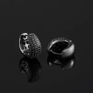 ต่างหูห่วงเพชรเพาะเลี้ยงในห้องปฏิบัติการ เงินแท้ 925 เป็นมิตรกับสิ่งแวดล้อม พร้อมการรับประกันทางการค้า - ของขวัญ - Product Image 3