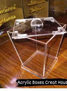 Caja de Regalo de Acrílico Hecha a Mano con Motivo Árabe para Chocolate y Dátiles Premium para Eid Ramadán - Product Image 3