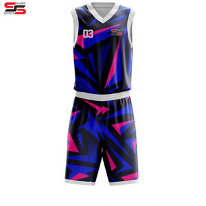 Uniforme de basket-ball personnalisé made100 % polyester uniforme de basket-ball unisexe pour adultes à séchage rapide pour l'équipe - Product Image 4