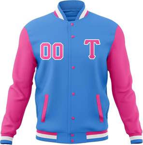 Vestes d'université classiques avec broderie OEM, blousons aviateur letterman en gros pour la mode, l'école, l'université et le sport - Product Image 4