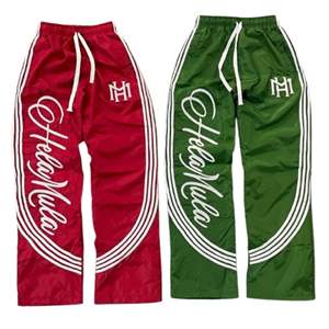 Pantalon de survêtement en coton polaire de haute qualité unisexe taille personnalisée style décontracté respirant hiver pantalon plat grande taille pour hommes avec cordon de serrage - Product Image 1