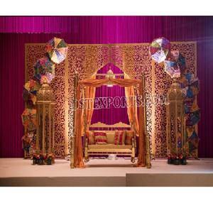 Moroccan Sangeet Night Stage Laser Cut <b>Frames</b> Perfect Mehndi Night Stage <b>Backdrop</b> Arches Set Moroccan Flair Laser Panels Setup - Product Image 1