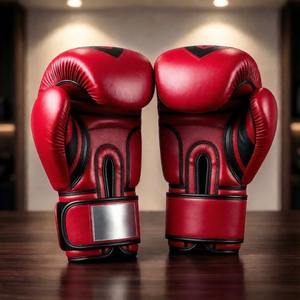 Gants d'entraînement et de sparring professionnels d'élite avec rembourrage multi-couches d'absorption des chocs et support de poignet sécurisé à fermeture auto-agrippante - Product Image 3