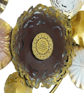 2024 Art House Diseño de planta moderna Escultura de Arte de pared de Metal de lujo con tamaño y logotipo personalizados - Product Image 4