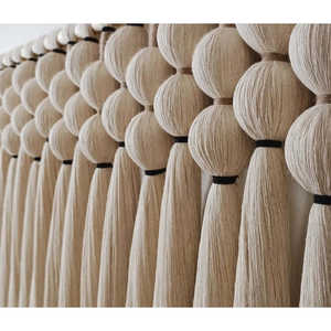 Tapiz de Pared de Macramé Estilo Bohemio MORSE con Patrón Abstracto para Decoración de Cama, Arte Mexicano para Decoración del Hogar - Product Image 2