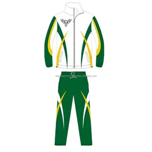 Quality green and gold tracksuit in Fashionable Variants 