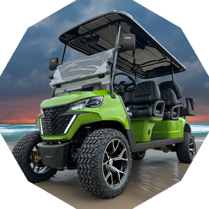 Chariots de golf électriques de chasse modernes bon marché 3500W de qualité supérieure 4 + 2 sièges 4X4 - Product Image 4