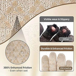 Gants thermiques d'hiver pour hommes et femmes, gants chauds isolés pour l'extérieur par temps froid, gants d'hiver - Product Image 2