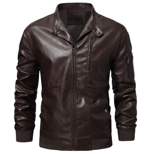 New 2026 Leather Men's <b>Jackets</b> High Quality Leather <b>Jacket</b> For Men Distressed Men Fashionable Custom Leather <b>Jacket</b> - Product Image 1