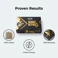 Boîte d'emballage gaufrée UV en gros pour miel naturel Black VIP Kingkong et sachets de miel à feuille d'or, fabricants de miel VIP