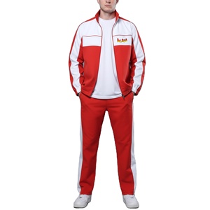2026 Men Windbreaker <b>Tracksuit</b> Casual Athletic Jacket With Breathable Lightweight Pants For Gym Running Outdoor Sports - Product Image 1