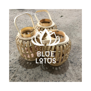 Lampe en bambou de haute qualité faite à la main Style rétro durable MEILLEURE VENTE Éclairage écologique 2025 - Product Image 1