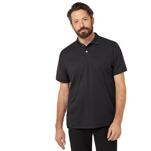 Polo de algodón 220 GSM 100% de alta calidad para hombre, diseño de tamaño de logotipo personalizado, ropa de trabajo, precio MOQ bajo, ajuste clásico, puño con cuello acanalado - Product Image 2