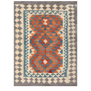 Tapis kilim Maimana Afghanistan 197 x 147 cm Tapis et ensembles - Product Image 1