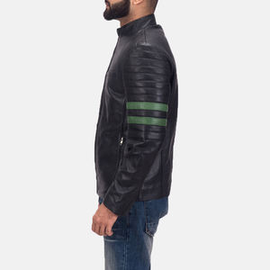 Veste de moto en cuir pour homme professionnelle, protection CE, veste de motard, cuir véritable résistant, veste de course respirante - Product Image 2