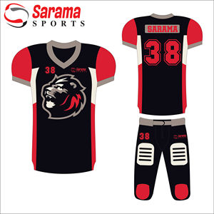 Activewear ชุดเครื่องแบบนักบอลผ้าทอลายทแยง,เครื่องแบบอเมริกันฟุตบอลแบบปรับแต่งได้พร้อมดีไซน์แบบระเหิดล่าสุด - Product Image 3