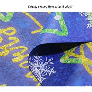 USA TOP FLAGSINC Paquete de 2 Banderas de Jardín de Navidad - Doble Cara, 12.5 x 18 Pulgadas, con Diseño de Copo de Nieve, para Exteriores de Invierno - Product Image 2