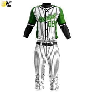 Uniforme de béisbol personalizado con impresión por sublimación, venta al por mayor, OEM - Product Image 4