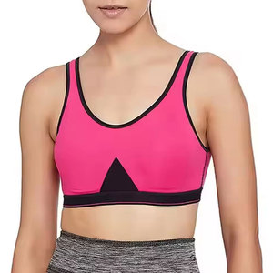 Sujetador Deportivo para Mujer, Ligero, Ecológico, Sin Costuras, con Soporte Alto, para Gimnasio, Yoga, Running, Fitness, con Relleno y Tirantes Ajustables - Product Image 1