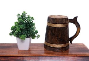 แก้วกาแฟทำจากไม้พร้อมฉนวนกันความร้อนดีไซน์เฉพาะทำจากไม้อินเดียถ้วยกาแฟไม้ - Product Image 2