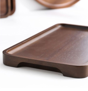 Plateau de service en bois d'acacia durable pour les collations au thé et au café et l'utilisation décorative - Product Image 5