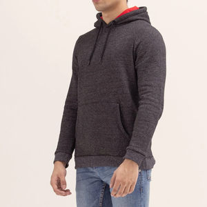 Pull à capuche d'hiver en coton 100% surdimensionné de style de rue OEM personnalisé pour hommes avec manches régulières Couleur et logo personnalisés - Product Image 4