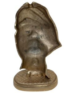 งานแฮนด์เมดรูปปั้นอลูมิเนียมสีทองแบบโมเดิร์นดีไซน์แบบหลายชั้นสำหรับตกแต่งบ้านและภายในสำนักงานสำหรับของขวัญวันเกิด - Product Image 3