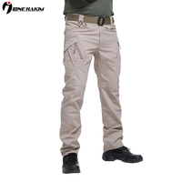 Pantalon cargo de randonnée pour homme, léger, respirant, séchage rapide, coupe droite, taille mi-haute, multi-poches, style décontracté pour l'extérieur