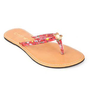 Women's <b>Slipper</b> (KL-035) - <b>Red</b> - Product Image 1