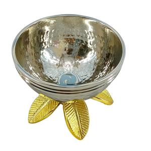 Cuencos de Metal para Decoración de mesa real, con soporte para ramas del árbol, utensilios de cocina brillantes para el hogar, cuencos duraderos fabricados en fábrica - Product Image 6