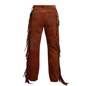Pantalons en cuir pour hommes de haute qualité, design personnalisé, pantalons en cuir suédé pour l'extérieur, vêtements d'hiver pour hommes - Product Image 4