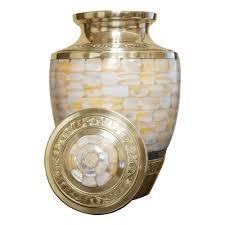 Fourniture de funérailles Urnes de crémation en métal en laiton noir pour cendres humaines Urnes de crémation en métal faites à la main uniques Fabricants et fournisseurs - Product Image 4