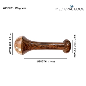 ไม้ทองแดงแท้ 100% สำหรับนวดหน้า ลดจุดด่างดำ ดูแลผิวหน้า คอ และร่างกาย ช่วยขับสารพิษ พร้อมด้ามจับไม้ นวดได้ลึก - Product Image 5