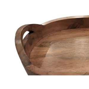 Plateau en bois de grande taille composé de plateaux de service à café en bois massif provenant de fabricants et de fournisseurs - Product Image 2