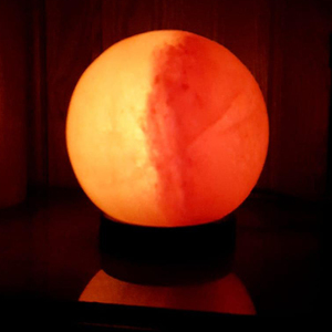 โคมไฟคริสตัลเกลือสีชมพูหิมาลายันสินค้ากรอบไม้ดีไซน์ลูกบอลสวยงามโคมไฟตั้งโต๊ะไฟฟ้าร่วมสมัย - Product Image 5