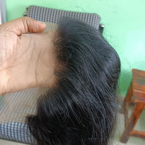 Perruque médicale en cheveux humains Remy indiens, tissage fait main, couleur naturelle, avec bonnet complet en dentelle, pour femmes souffrant de perte de cheveux ou d'amincissement - Product Image 4