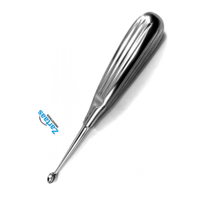 Cureta de hueso Volkmann de acero inoxidable de alta calidad, 8x10mm, cuchara afilada, fabricante y exportador de instrumentos quirúrgicos - Product Image 4