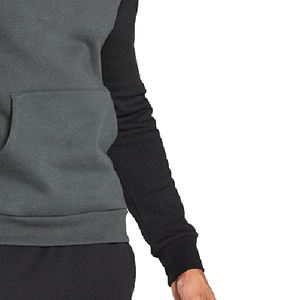 Personalizable de los hombres de gran tamaño 100% algodón Poly Blend Hoodie Cool Logo Print Sudadera con técnica de tejido Puff - Product Image 5