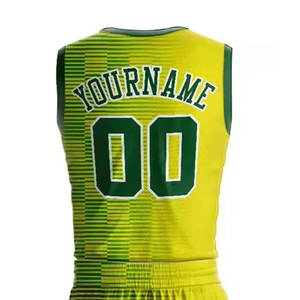 Maillot de basket-ball pour hommes/robe pour femmes maillot de basket-ball réversible pratique vierge personnalisé - Product Image 6