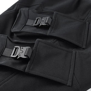 Pantalones cortos de carga con cintura elástica al por mayor, pantalones cortos de seis bolsillos para hombre, pantalones cortos transpirables de algodón con bolsillo de carga - Product Image 3